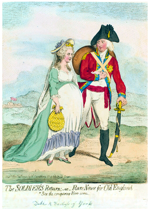 The Soldier's Return James Gillray 1791